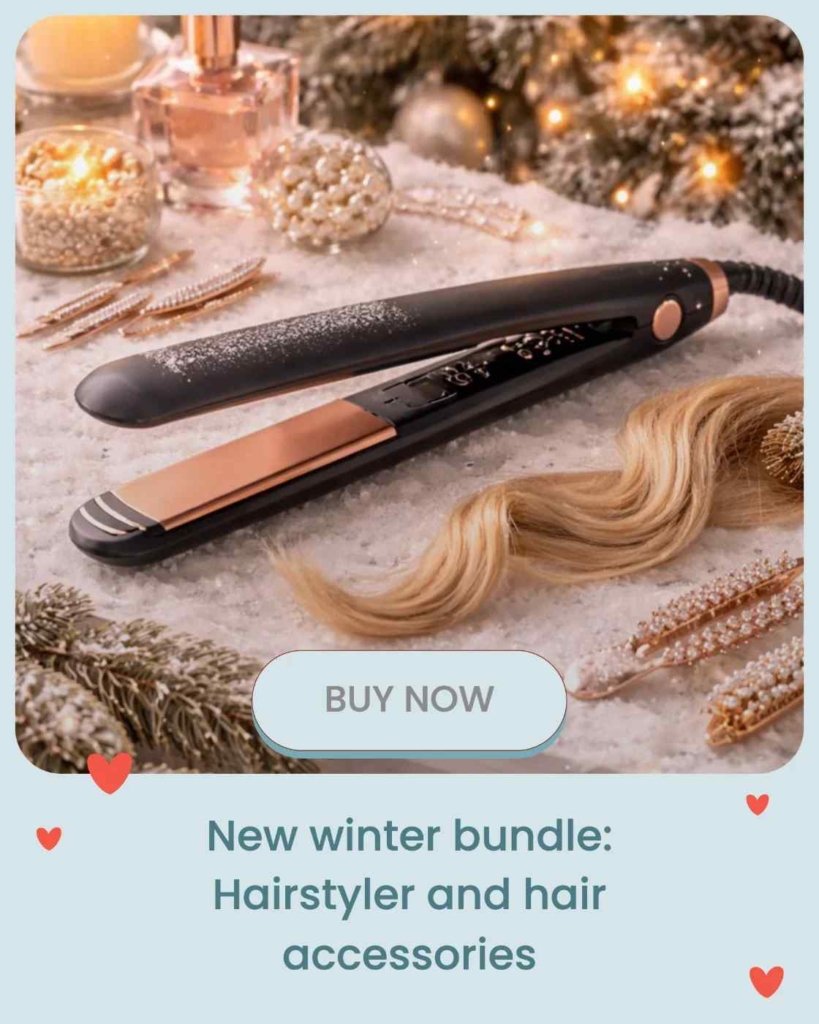 Zeely AI ad of a hair styler