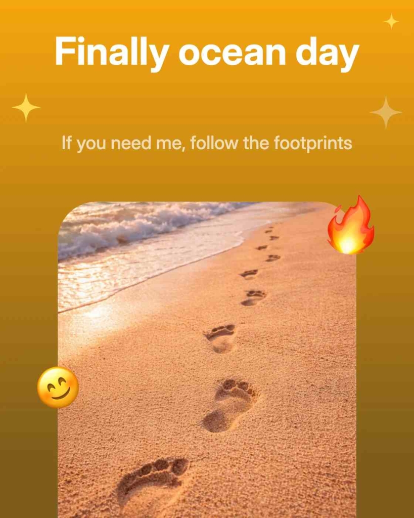 Beach vibe AI content by Zeely AI