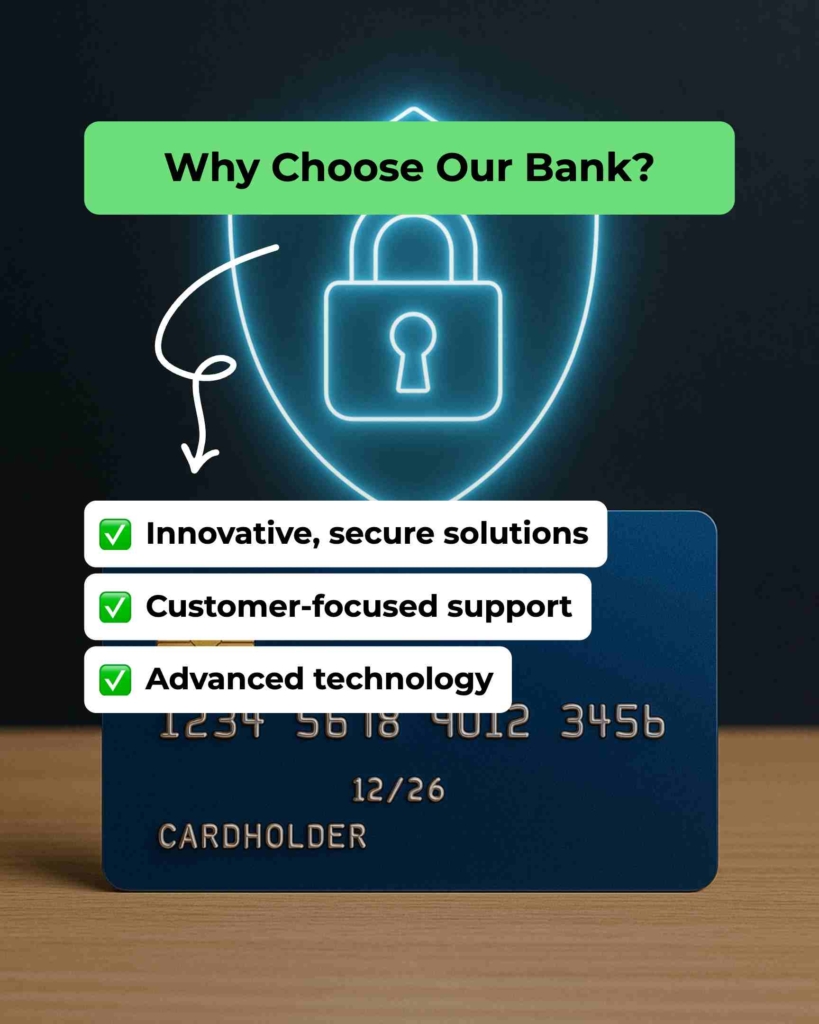 Zeely AI ad portraying a credit card for a banking ad