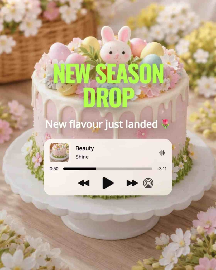 Zeely AI ad for a confectioner