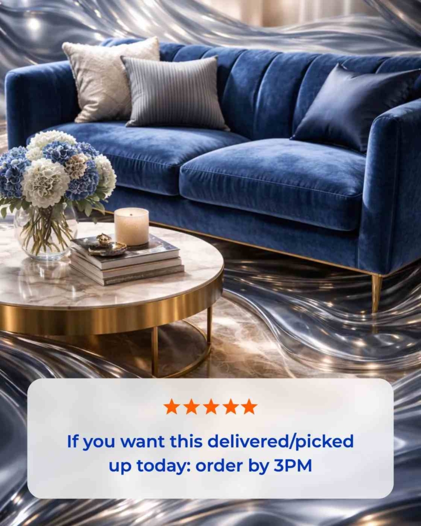 Zeely AI ad portraying ad for a furniture company