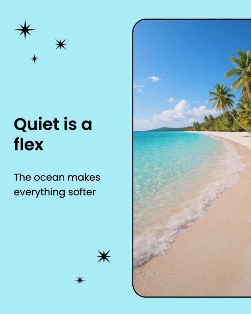 AI-powered beach ad by Zeely