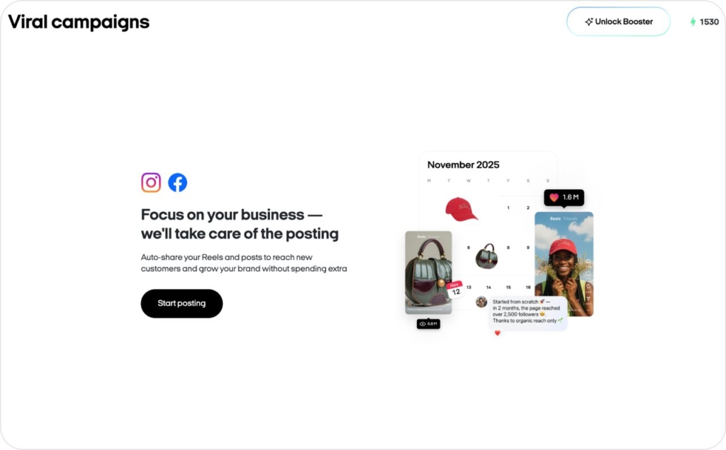Zeely AI studio viral campaigns screenshot
