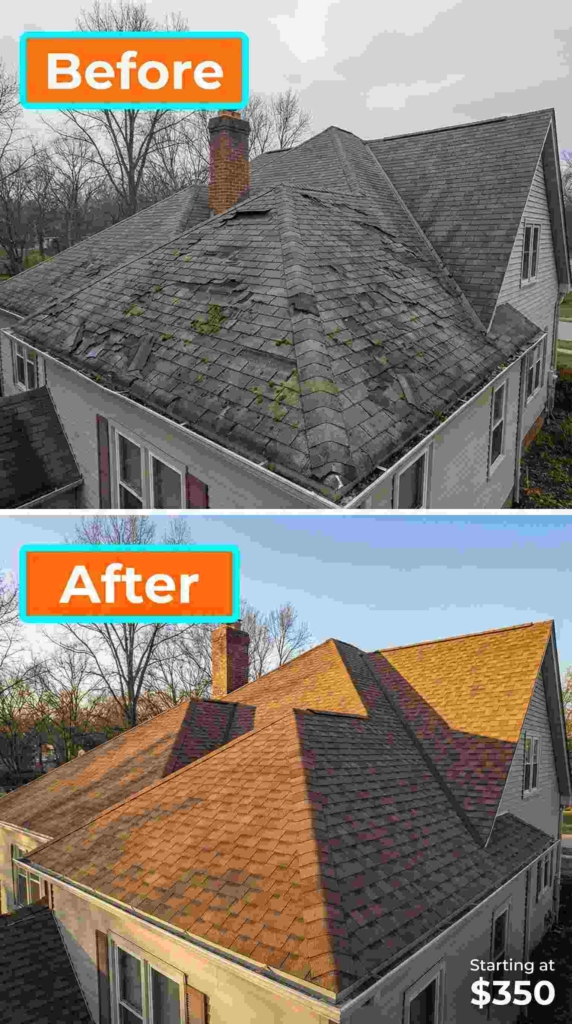 Roofing ad example