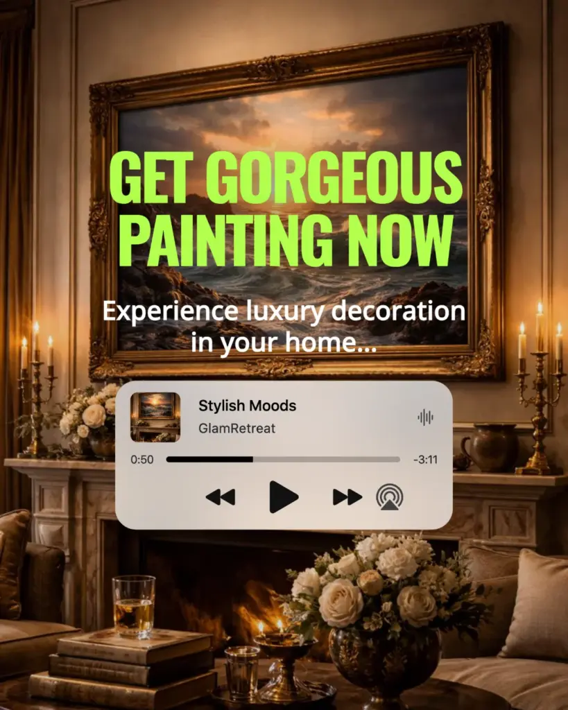 Zeely AI ad for paintings studio