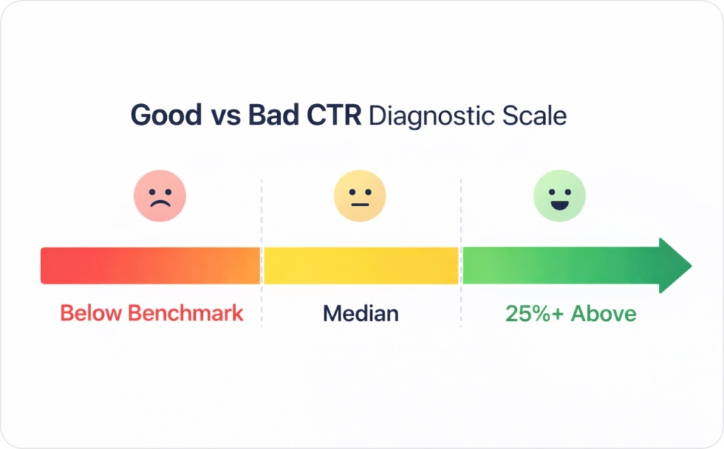 Good and bad CTR Diagnostic Scale