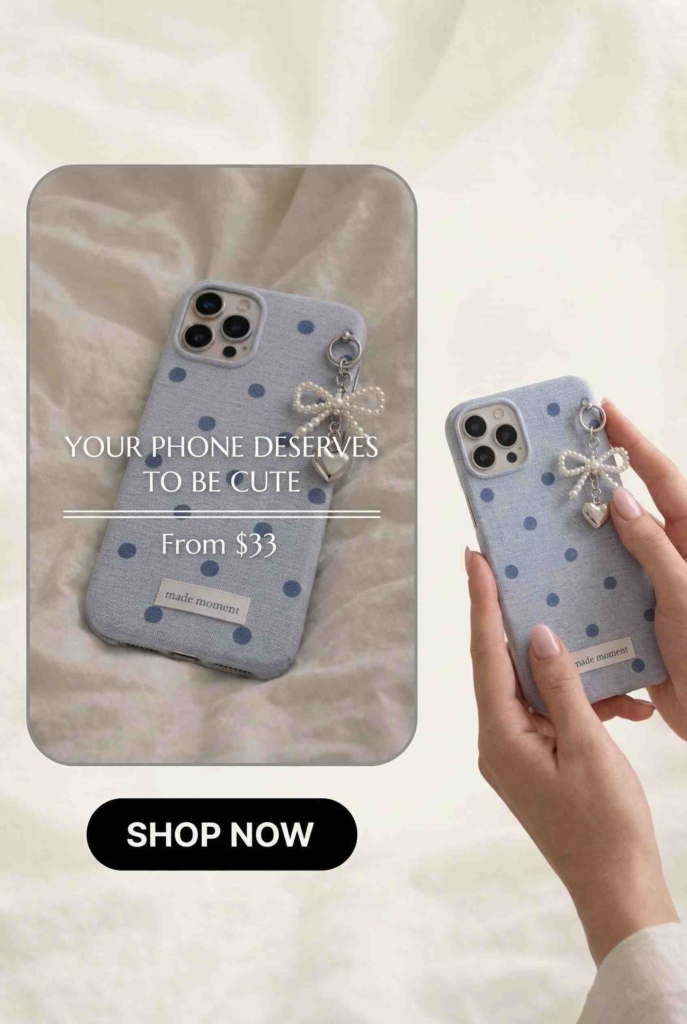 Zeely AI ad example of a phone case