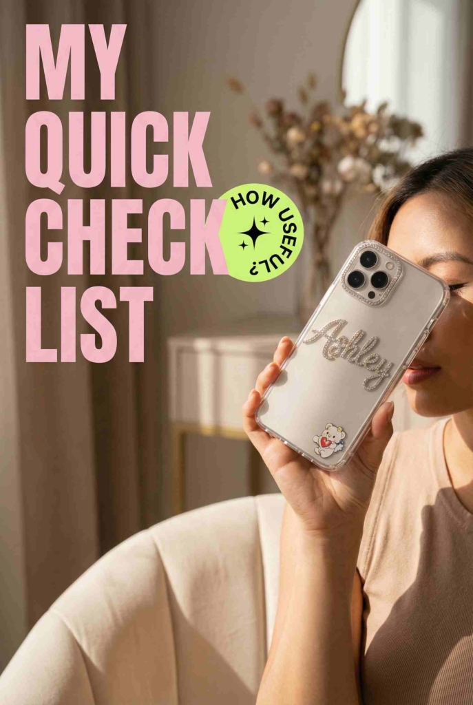 Phone case ad example