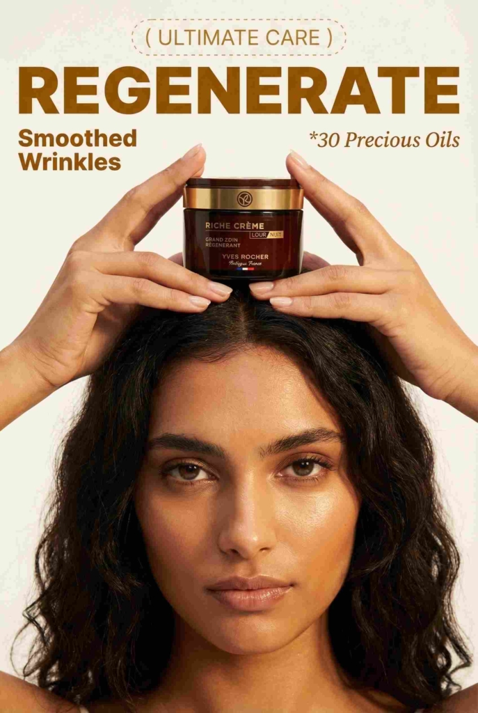 Zeely AI ad of a regenerating cream example