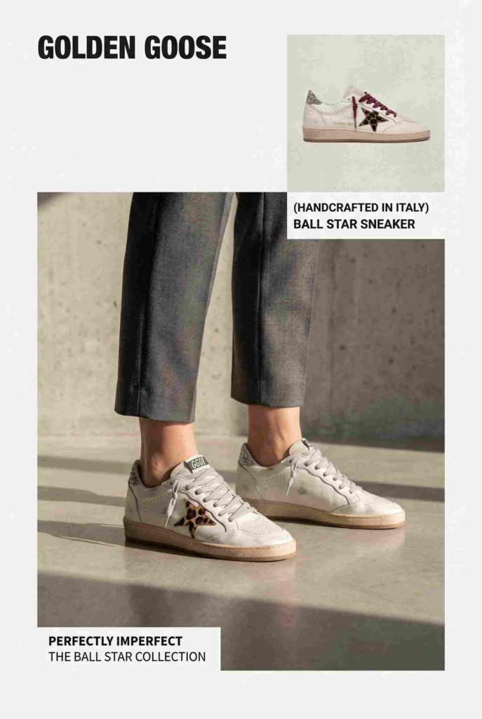 Zeely AI ad of fashionable sneakers example