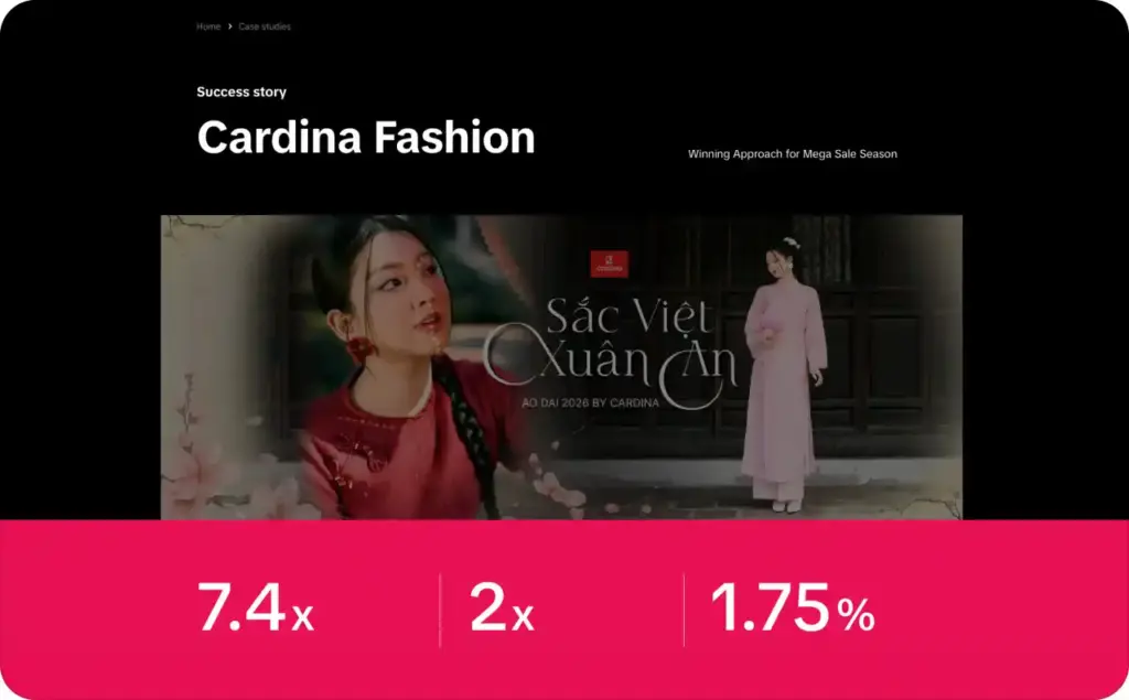 Carding Fashion UGC video ad example