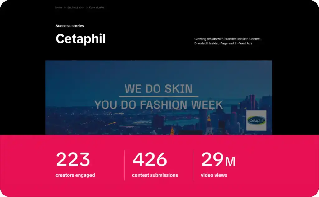Cetqphil UGC video ad case