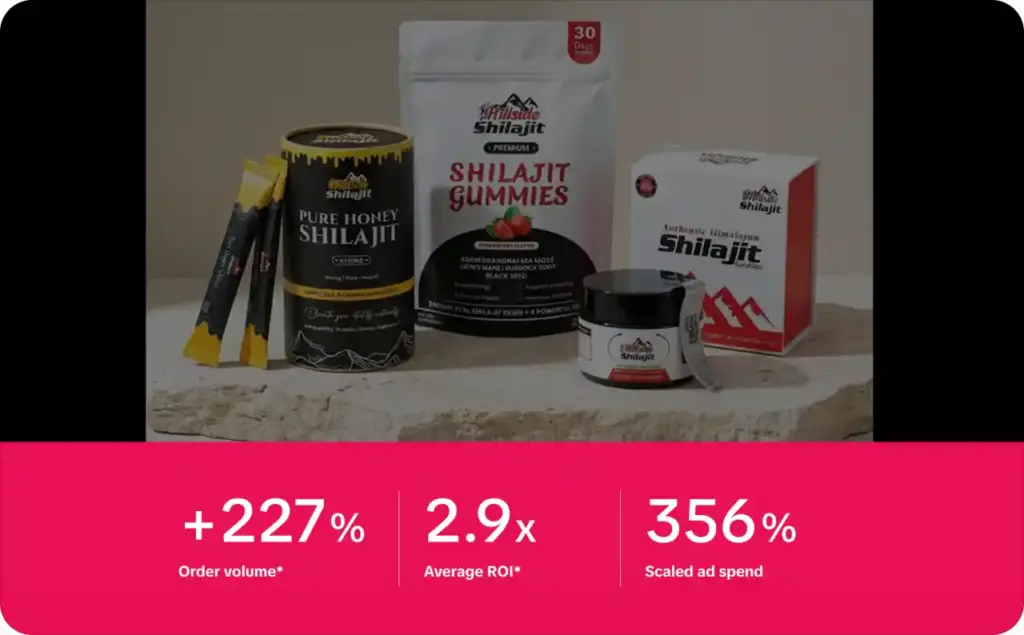 Hillside Shilajit UGC video ad example