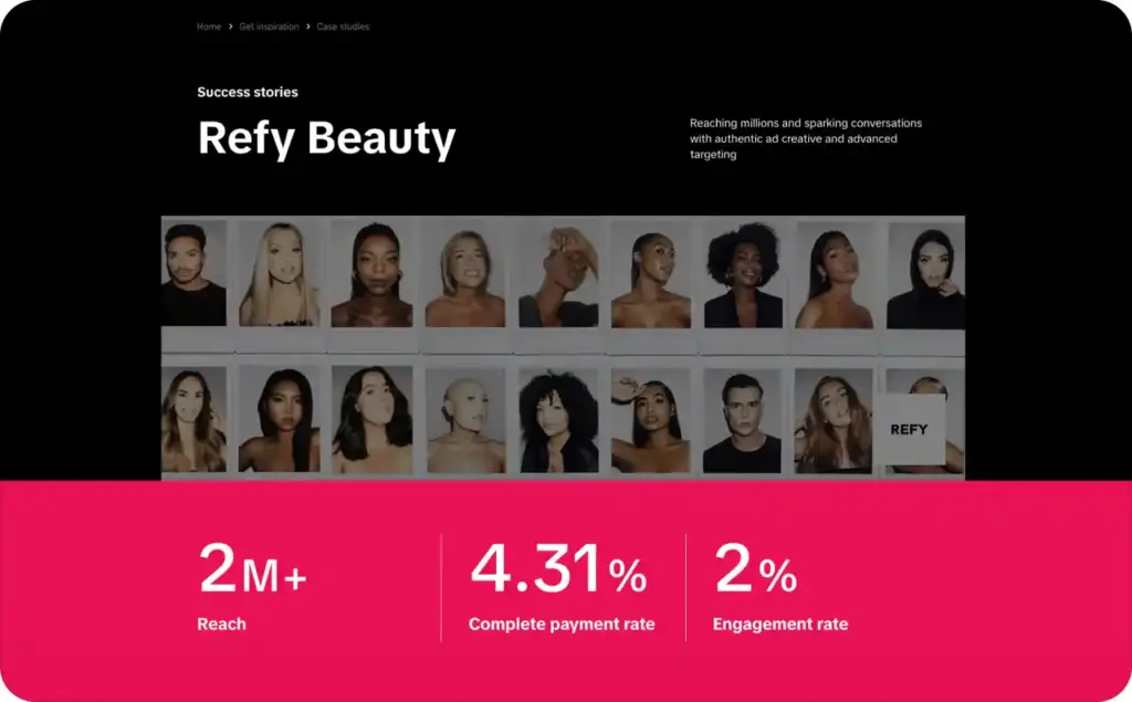 Refy Beauty UGC video ad case