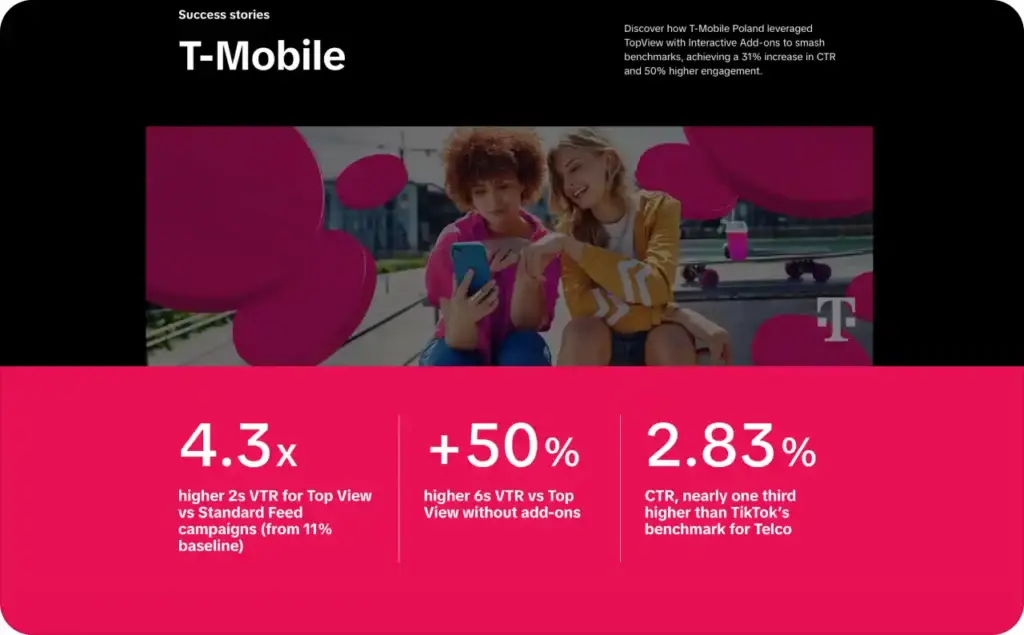 T-Mobile UGC video ad example