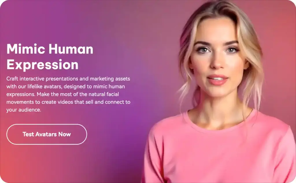 Wondershare Virbo landing page screenshot