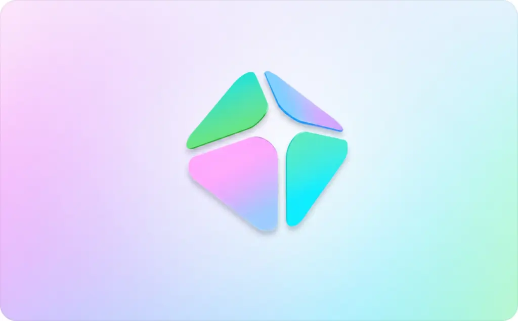 HeyGen logo on soft background
