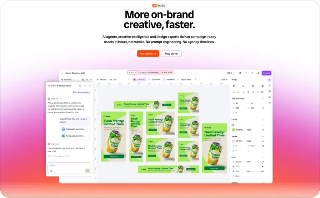 Rocketium landing page