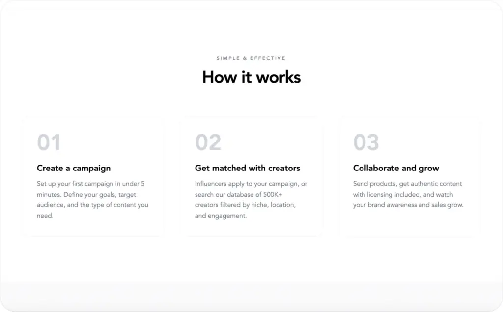 Social Cat landing page