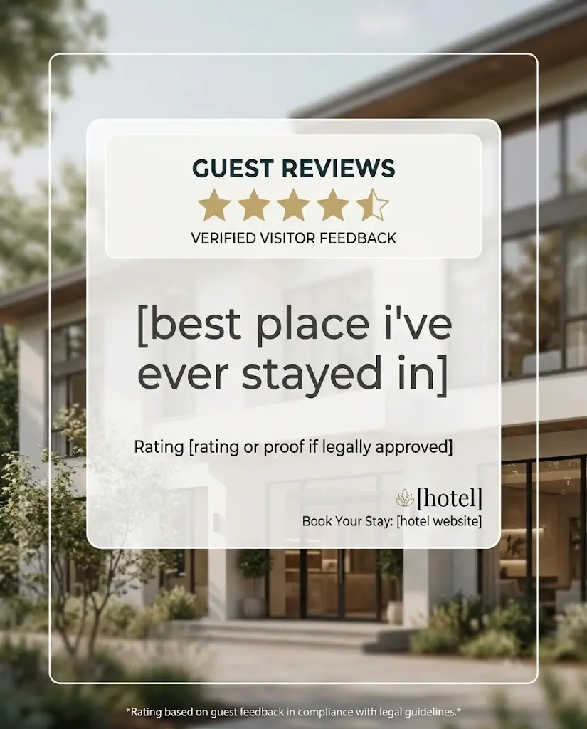 Hotel ad example