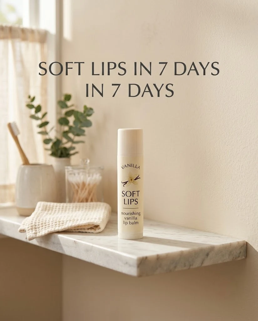Lip balm ad example