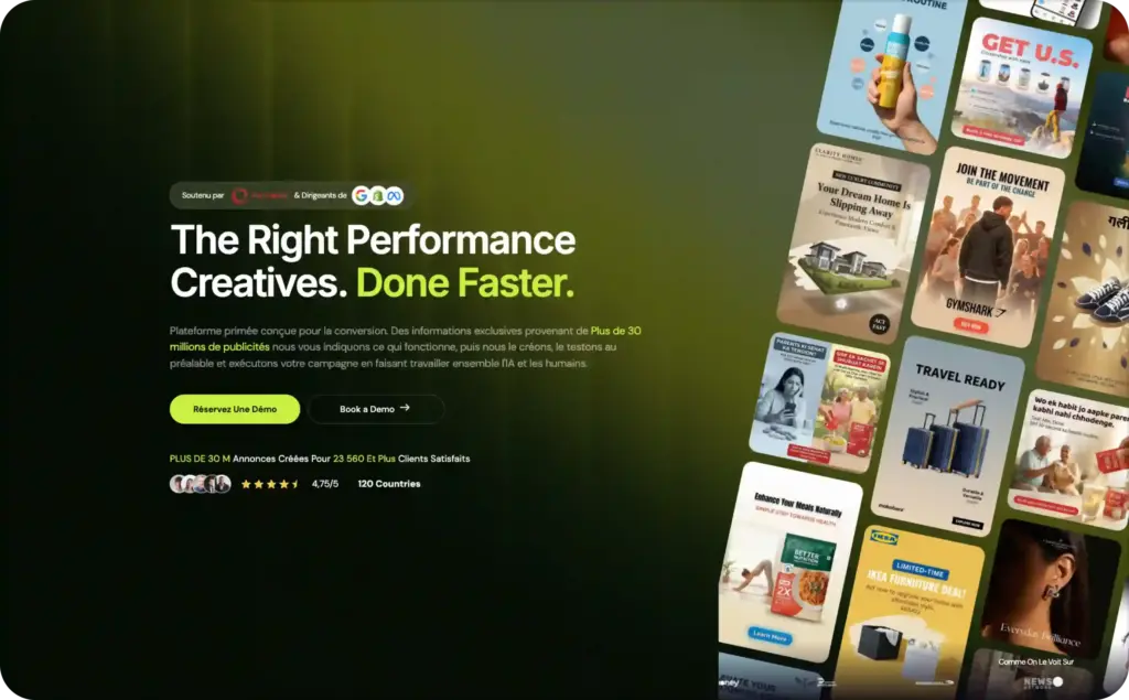 Quickads landing page