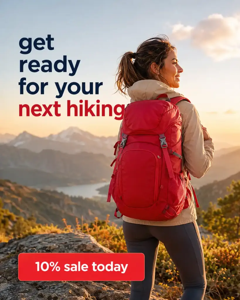 Backpack ad example