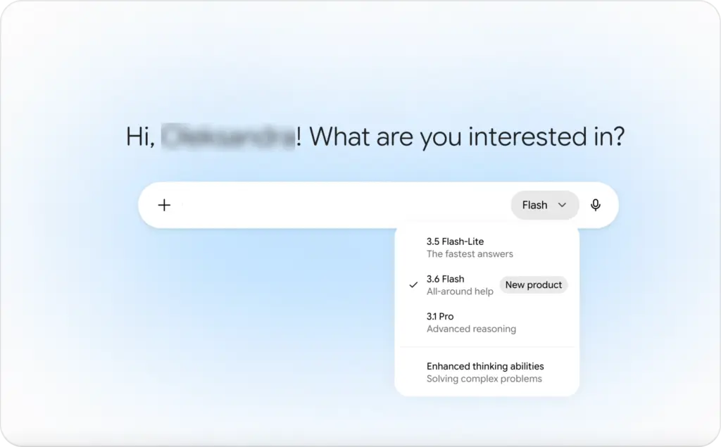 Gemini Search Bar