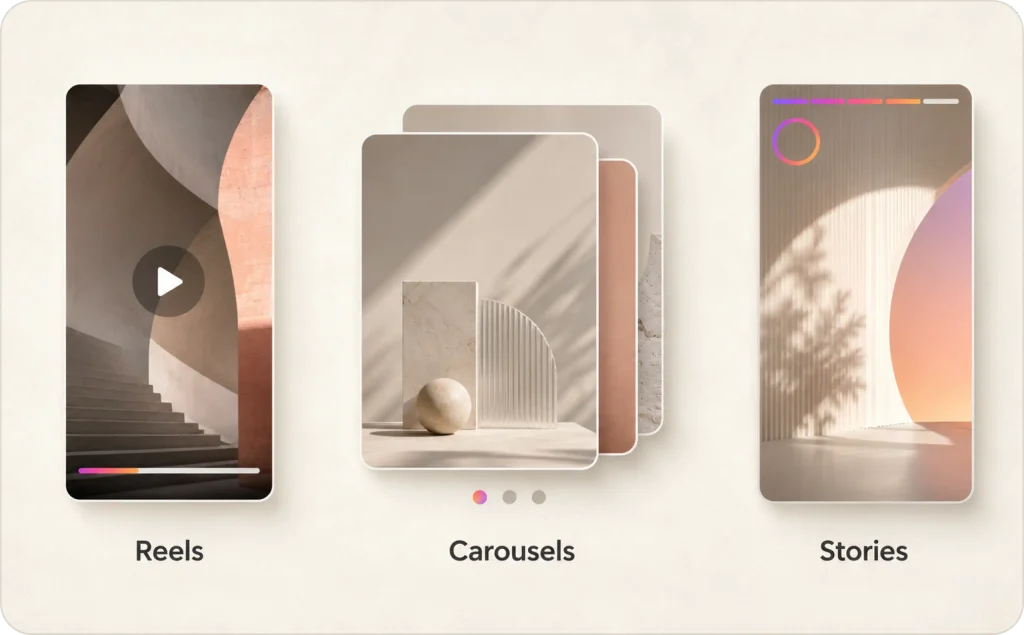 Instagram formats