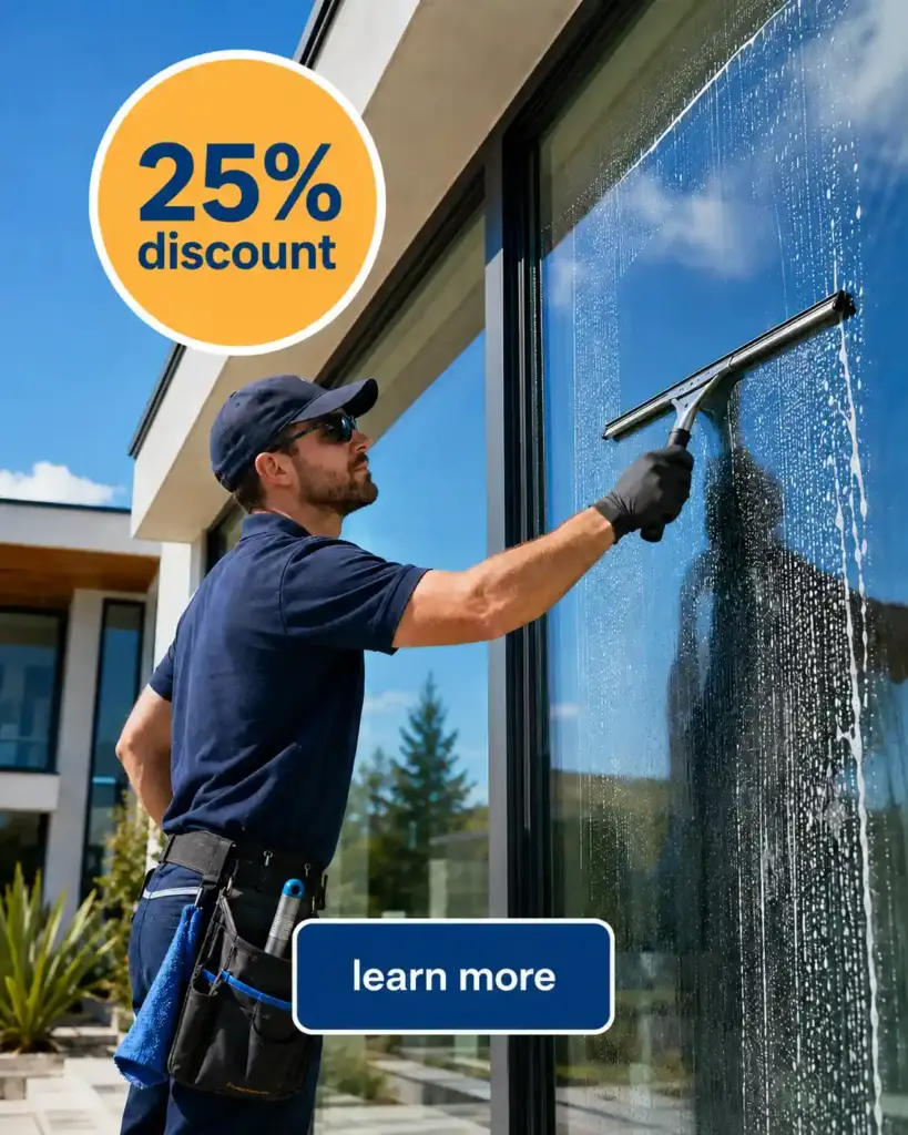 Window cleaning service ad