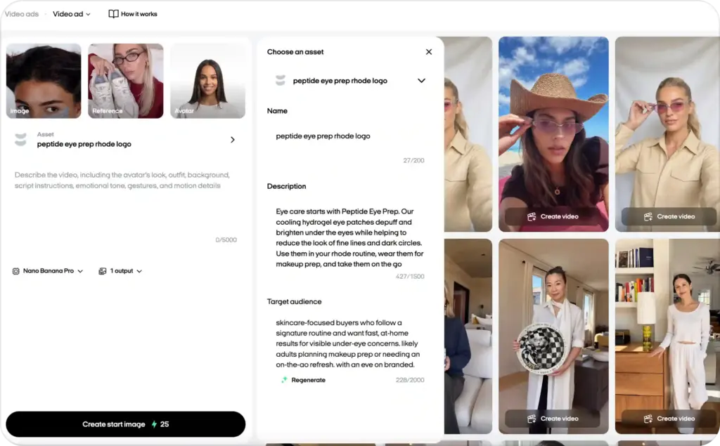 Zeely AI Video ad studio