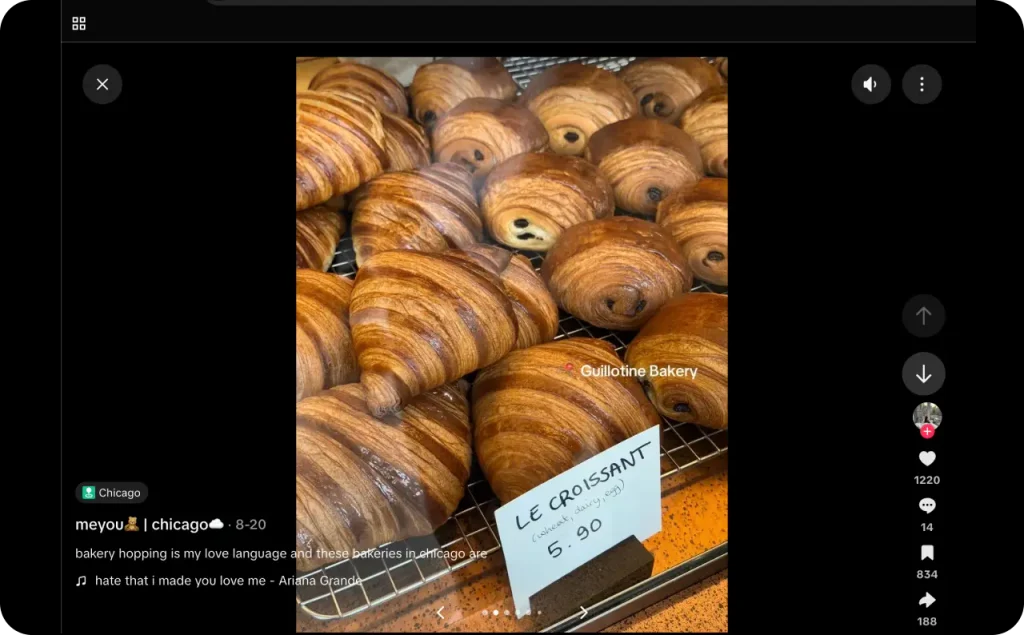 Chicago bakery tiktok