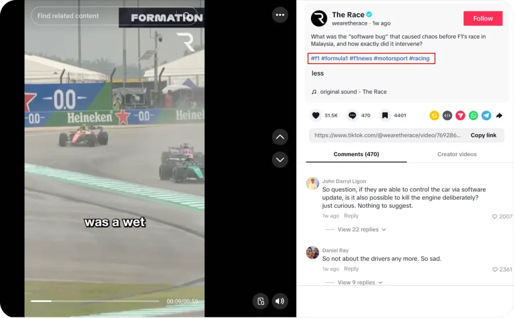 The Race on TikTok