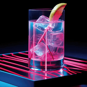 The digital image of cocktail