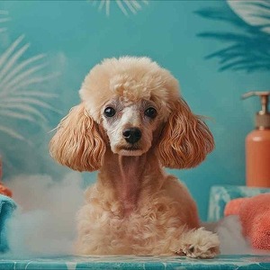 The image of the good after pet care