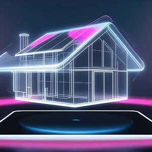 Digital image of the house